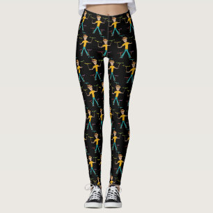 Bord draaien leggings