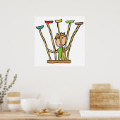 Bord draaien poster (Keuken)