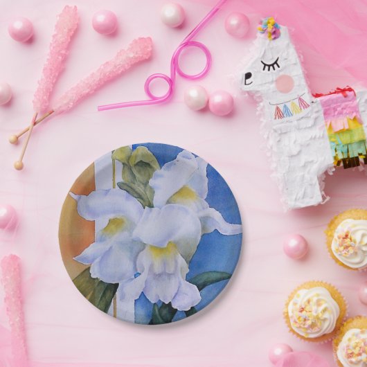 BORD DRIE WITTE SNAPDRAGONS PAPIER (Feest)