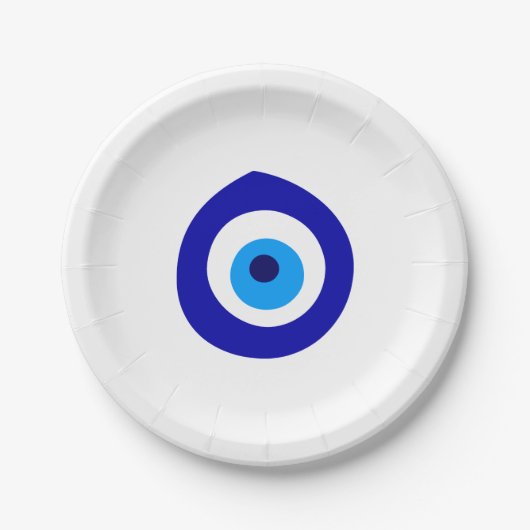 bord "Evil Eye" papier (Voorkant)