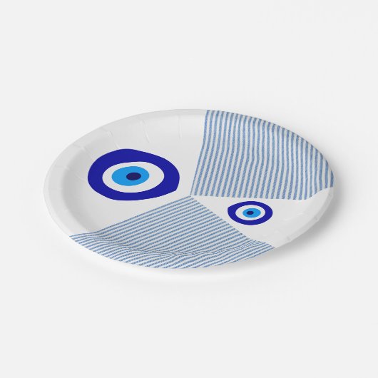 bord "Evil Eye" papier (Gekanteld)