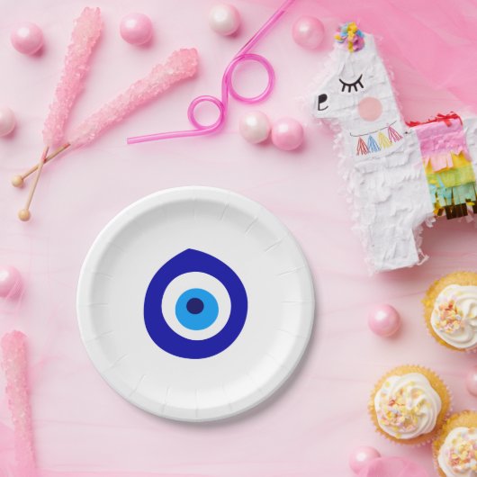 bord "Evil Eye" papier (Feest)