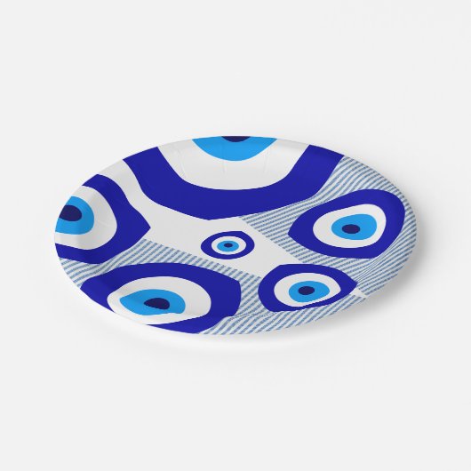 bord "Evil Eye" papier (Gekanteld)
