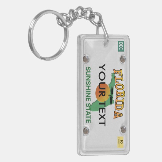 bord Florida sleutelhanger (Voorkant Links)
