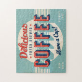  bord - Fresh Brewed Coffee Legpuzzel (Verticaal)