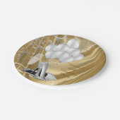 Bord Gold Silver-schoen op feestdag (Gekanteld)