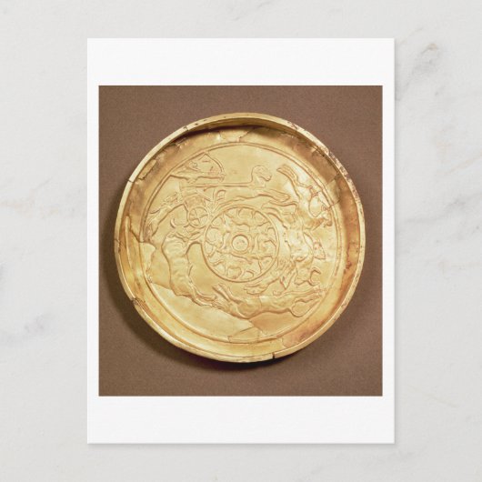 Bord (goud) briefkaart (Voorkant)