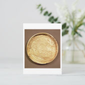 Bord (goud) briefkaart (Staand voorkant)
