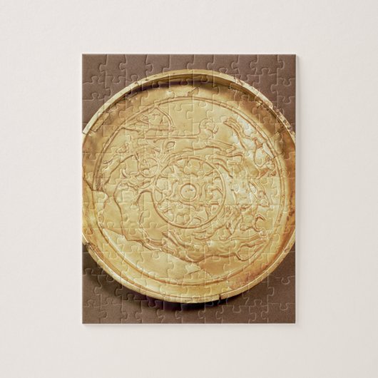 Bord (goud) legpuzzel (Verticaal)