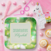 Bord groen lichtpapier (Feest)