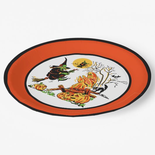 Bord  Halloween Witch & Ghost Paper (Gekanteld)