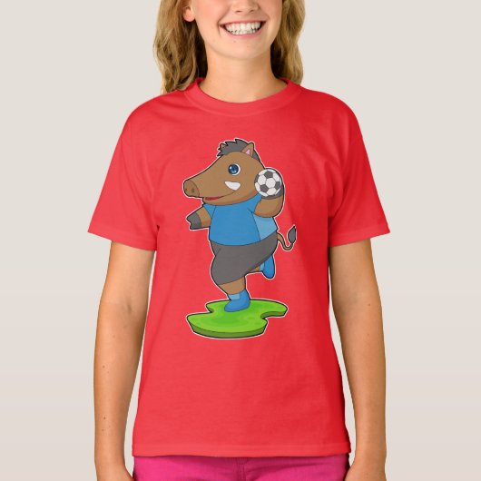 Bord Handbal speler Handbal T-shirt (Voorkant)