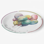 Bord, Happy Birthday Papieren Bordje (Gekanteld)