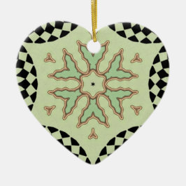 BORD HART KERAMISCH ORNAMENT