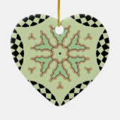 BORD HART KERAMISCH ORNAMENT (Achterkant)