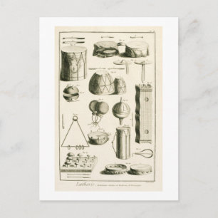 Bord II: Ancient en modern slaginstrument Briefkaart