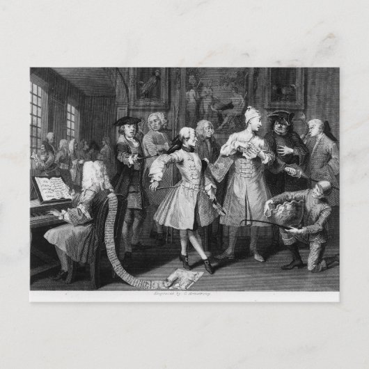 Bord II van de Rake-Levee Briefkaart (Voorkant)