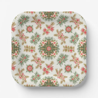 Bord kerstfeestpapier