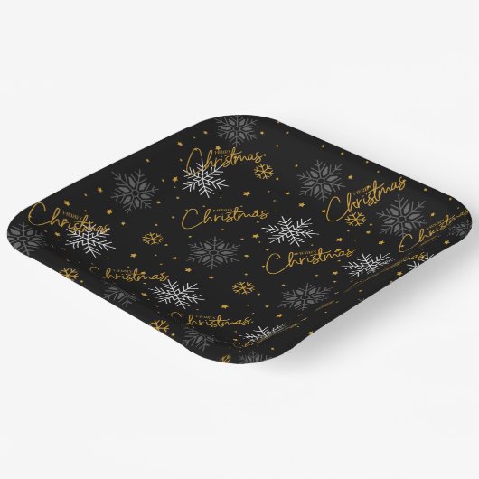 Bord kerstfeestpapier (Gebogen)