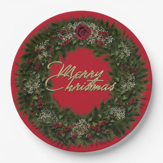 Bord kerstklokpapier (Voorkant)