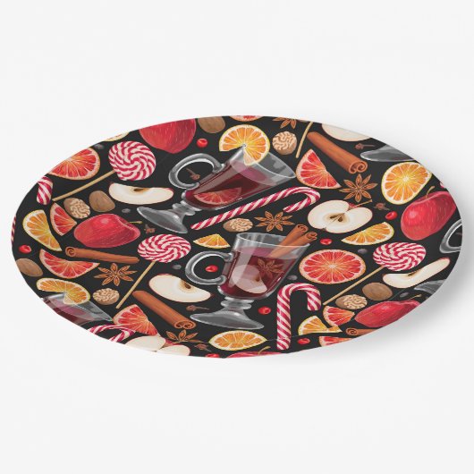 Bord kerstpapier (Gekanteld)