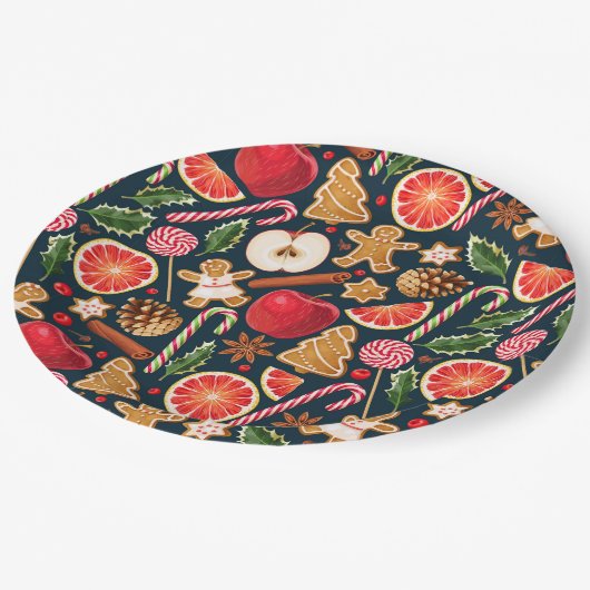 Bord kerstpapier (Gekanteld)