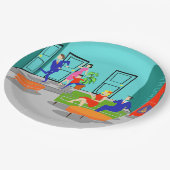 Bord Klassieke televisie-omroep Retro (Gekanteld)