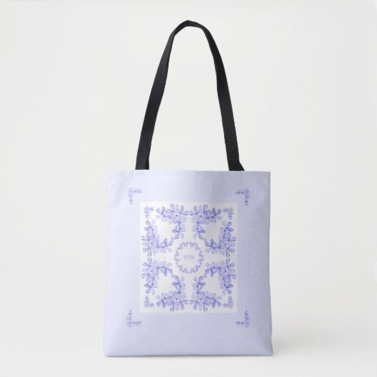 Bord lavender Flowers Tas (Voorkant)