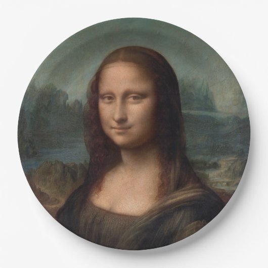 Bord : LEONARDO DA VINCI : MONA LISA (Voorkant)