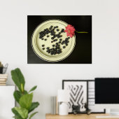 Bord met bessen poster (Thuiskantoor)