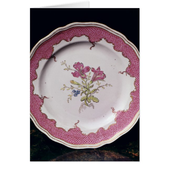 Bord met botanische vormgeving (Voorkant)