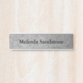 Bord met getextureerde hanging Wall Desk Deurnaam Deurbordje (Voorkant)