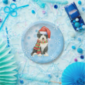 Bord met kerstcadeau voor Collie Paper (Feest)