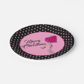 Bord met kerstpapier voor kort kerstpapier (Gekanteld)