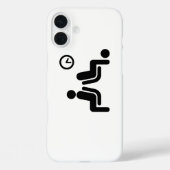 bord met lange wachttijden Case-Mate iPhone case (Achterkant)