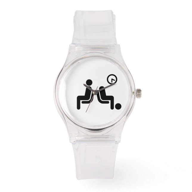 bord met lange wachttijden horloge (Voorkant)