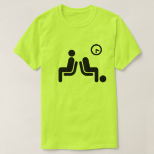 bord met lange wachttijden t-shirt