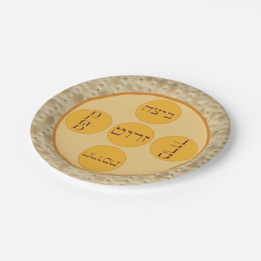 Bord met matzoh-rand (Gekanteld)