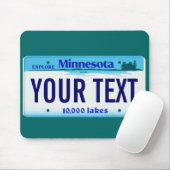 Bord met minnesota-muis muismat (Met muis)