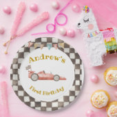 Bord met racewagen op jaarbasis (Feest)