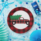 Bord met Red Buffalo Pset-kerstkarton (Feest)