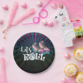 Bord met rolschaatsen op jaardag (Feest)