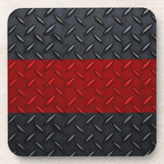 Bord met vuursteentje Thin Red Line Diamond Onderzetter