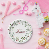 Bord met whitepaper over vrede in 2021 (Feest)