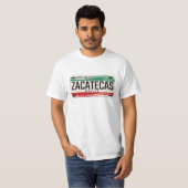 BORD MEXICO ZACATECAS CITY LISENCE T-SHIRT (Voorkant volledig)