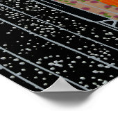 Bord Mode gordijn ~ 11x14 Poster / afdrukken (Hoek)