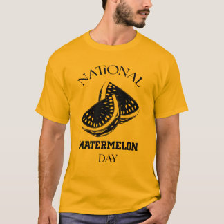 Bord Nationale Watermeloendag T-shirt