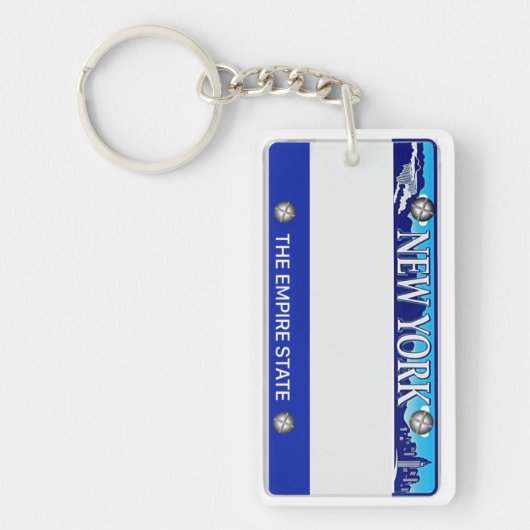bord New York sleutelhanger (Voorkant)