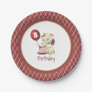 Bord  olifant Birthday Paper