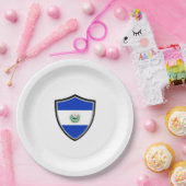 Bord onder de vlag van El Salvador (Feest)